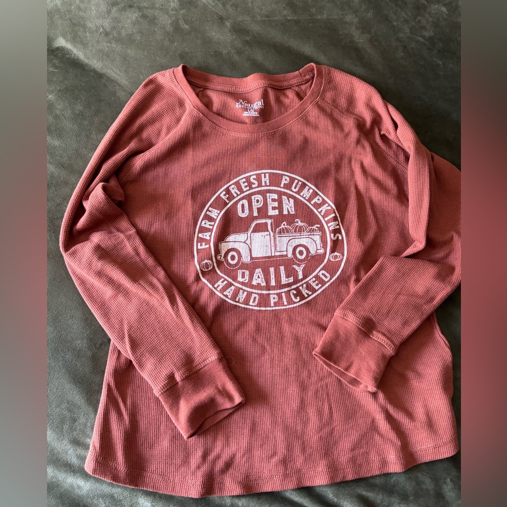 Natural Reflections Rust Tee NWOT - Picture 2 of 5